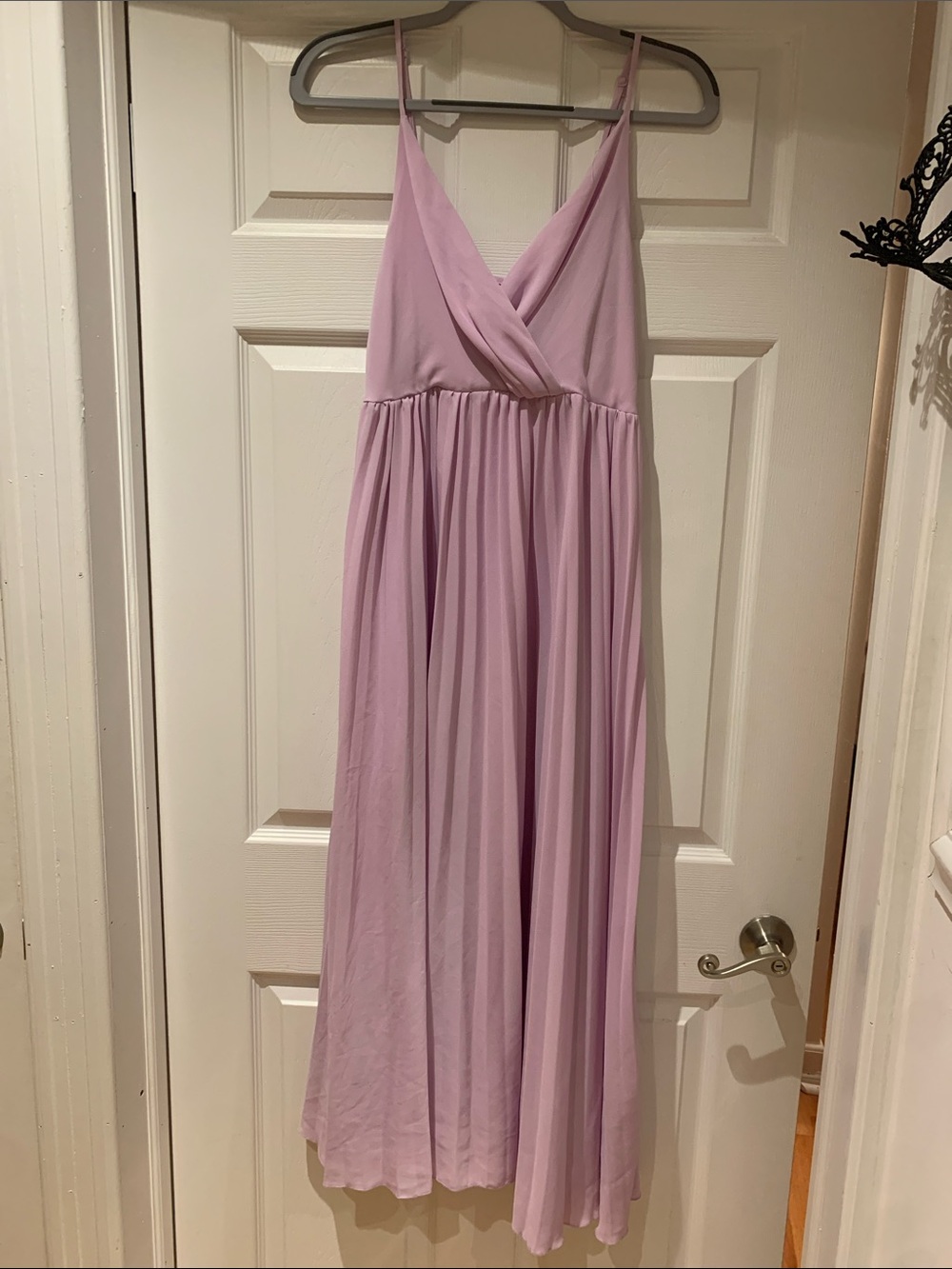 SHEIN Lavender Spaghetti-Strap Maxi Dress